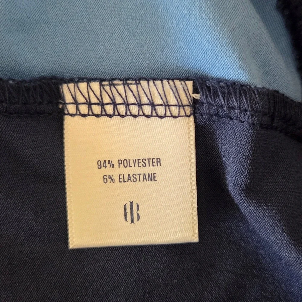 Holderness & Bourne Robinson Fair Isle Quarter Zip Pullover Navy Blue Men Size M